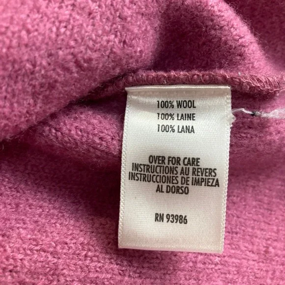 Petite Sophisticate Jacket Pink 100% Wool Button Front‎ Career Blazer - Picture 9 of 12